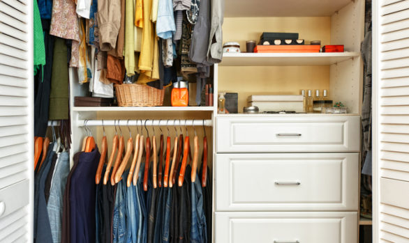 organized closet image